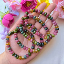 Load image into Gallery viewer, Tourmaline Abacus Bracelet - 8mm stones