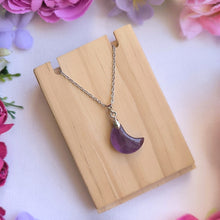 Load image into Gallery viewer, Moon Amethyst Necklace