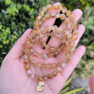 Neko Cat Citrine Bracelet